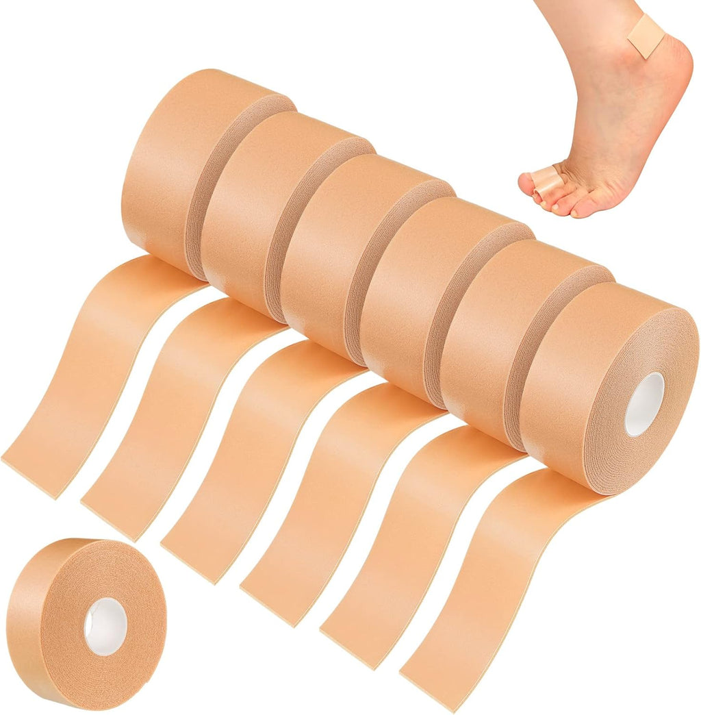 Tondiamo 6 Rolls Blister Prevention Tape front view of foam adhesive rolls.