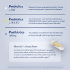 Supplement facts and ingredient label of Ritual Synbiotic+