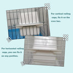 IBWell bird cage water dispenser with included perch accessory