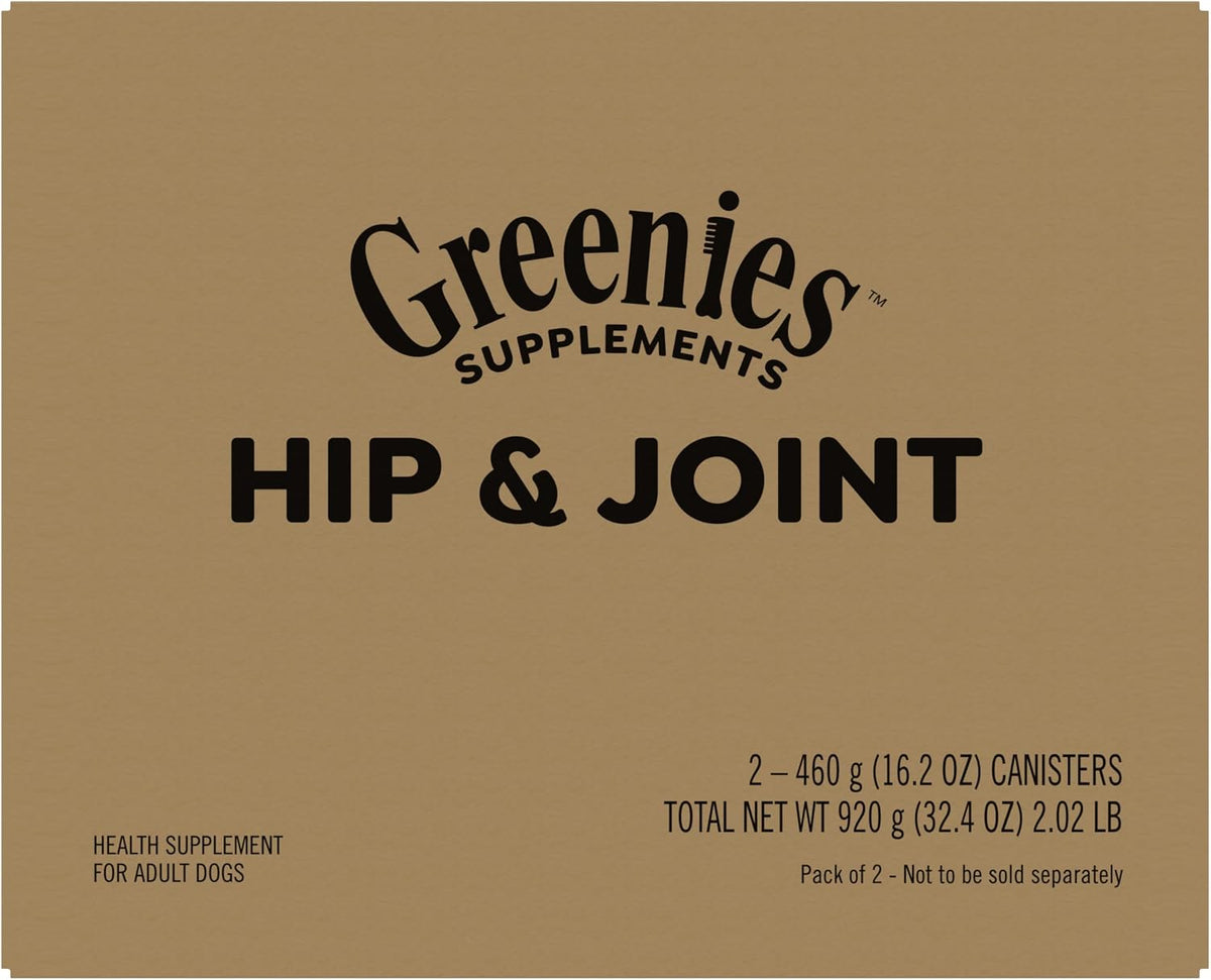 Greenies Supplements Hip and Joint Supplements for Dogs, with Chondroitin & Glucosamine for Dogs, Chicken Flavor, 6.08 oz. Pouch, 30 Count - Image 15