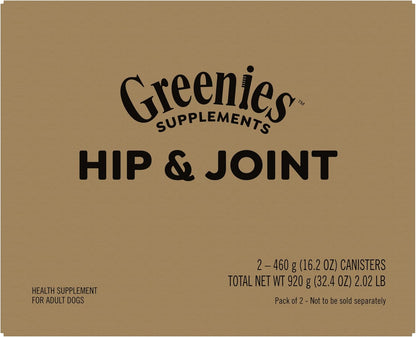 Greenies Supplements Hip and Joint Supplements for Dogs, with Chondroitin & Glucosamine for Dogs, Chicken Flavor, 6.08 oz. Pouch, 30 Count - Image 15