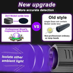 HUHKOUAE professional ultraviolet light kit with carrying case and cleaning cloth.