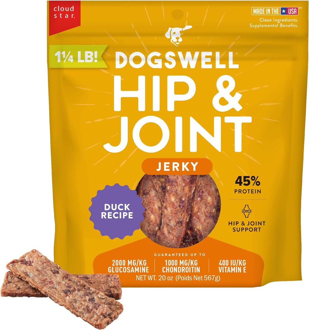 Dogswell Hip & Joint Jerky Dog Treats, Chicken Breast, 12 oz. Pouch - Image 11