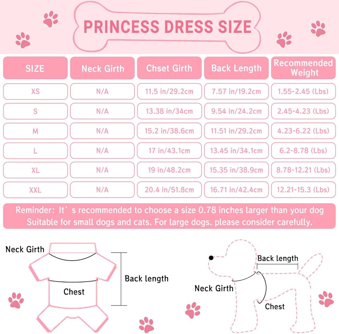TAPBULL pink puppy princess outfit showcasing the elegant crystal bow detail