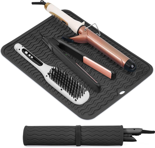 Suafrnut Oversize Silicone Heat Resistant Mat flat surface view