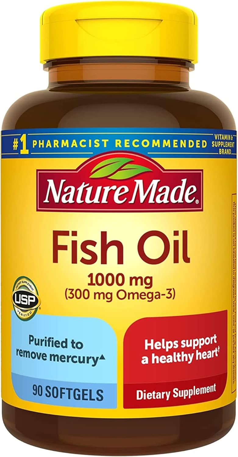 Fish Oil 1200mg, 100 Softgels, Fish Oil Omega 3 Supplement For Heart Health - Image 10