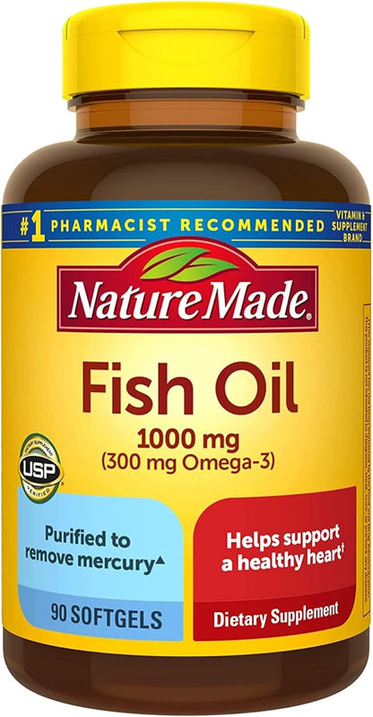 Fish Oil 1200mg, 100 Softgels, Fish Oil Omega 3 Supplement For Heart Health - Image 10