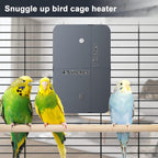 Fenocran USB bird warmer mounted in cage