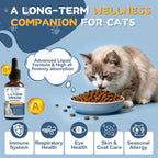 Petrivium L-Lysine liquid feline respiratory supplement salmon flavor dropper view