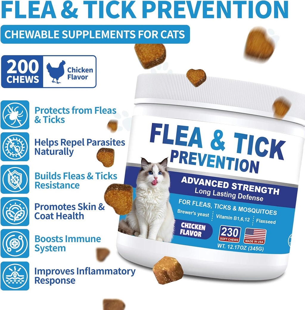 ColEaze daily skin and coat support soft treats for all cat breeds