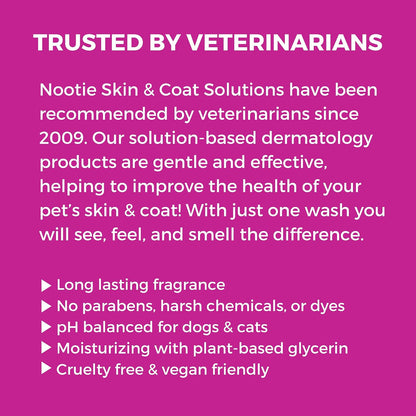 Nootie gentle dog shampoo for sensitive skin