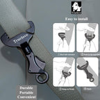 Grey Truelove pet car safety buckle lock dimensions display