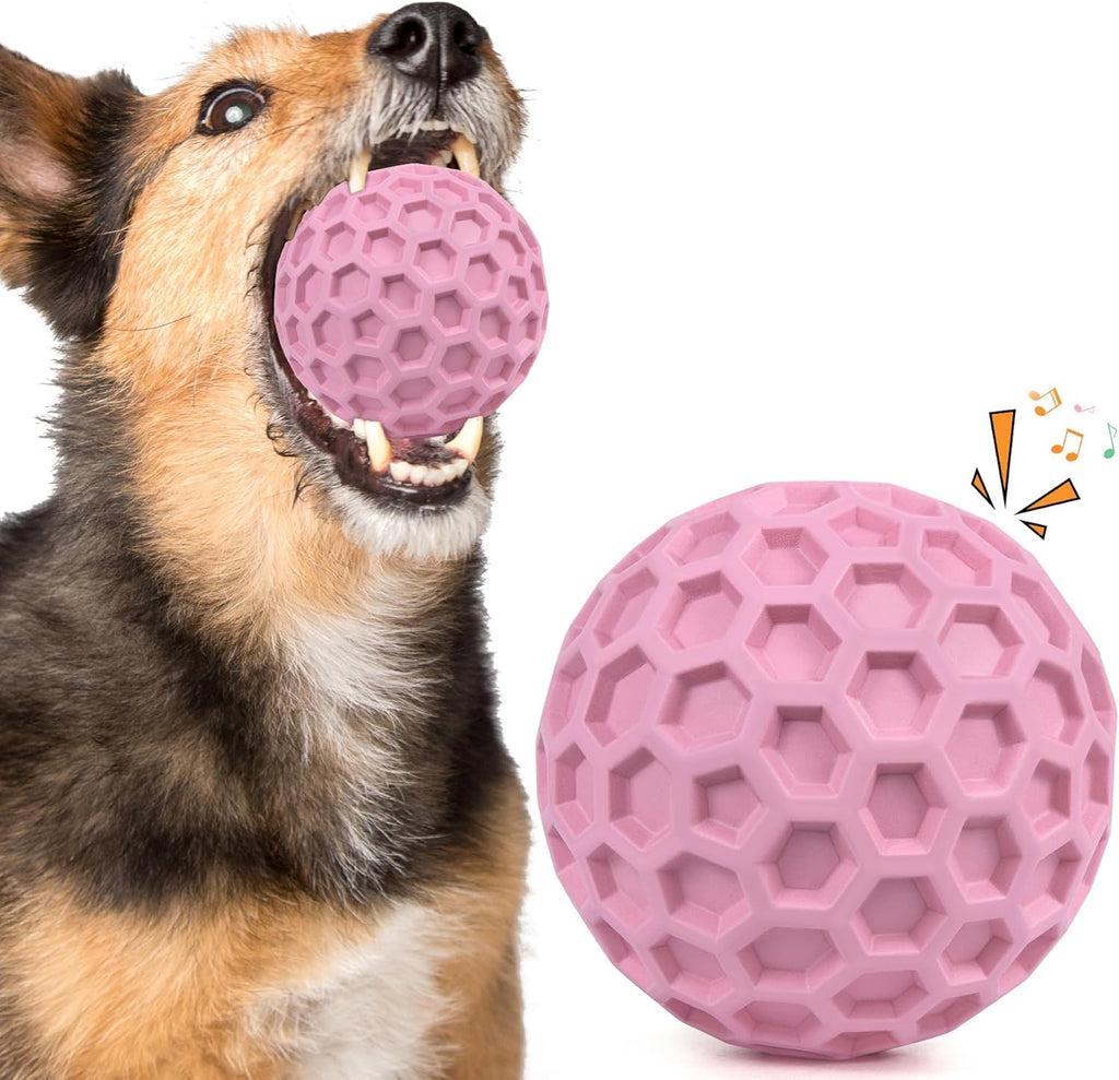 Tough Dog Chew Toys for Aggressive Chewers, Indestructible Dog Balls for Aggressive Chewers, Squeaky Balls for Dogs, Squeaky Toys for Large Dogs, Funny Heavy Duty Ball - Image 12