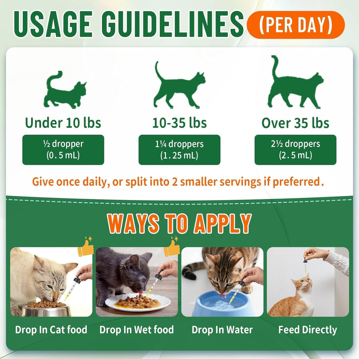 Clinical style packaging of feline mobility supplement