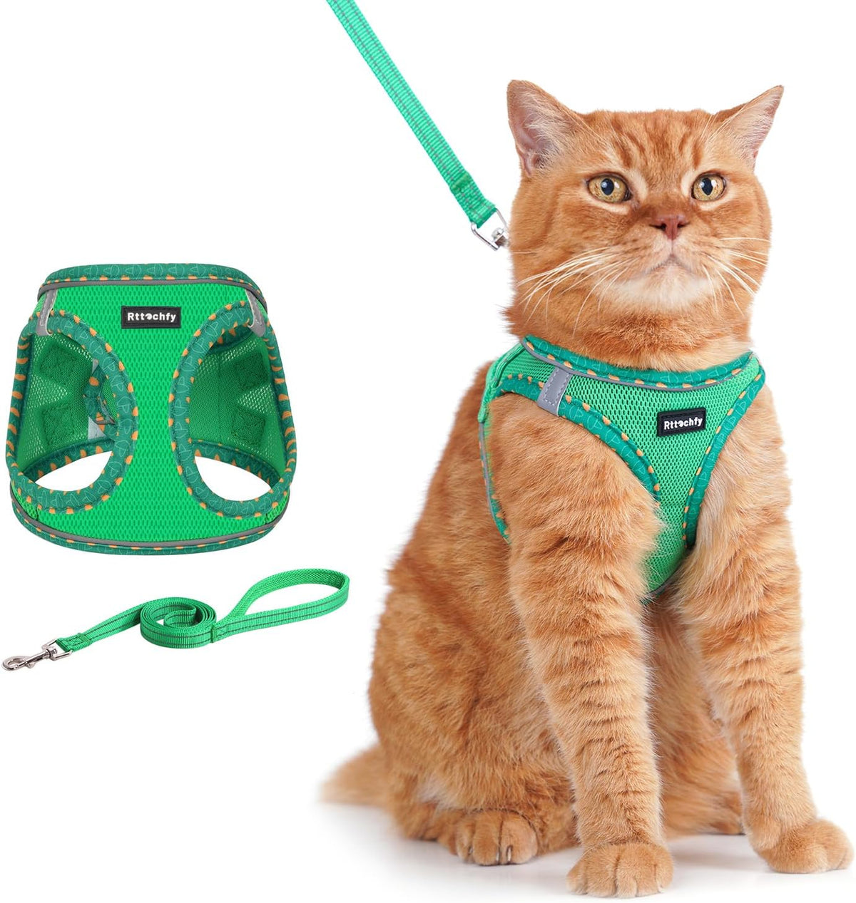 Premium authentic USA imported pink cat harness set packaged for safe pet travel.