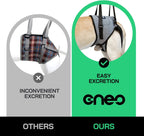 Cneo rear support harness showing padded interior