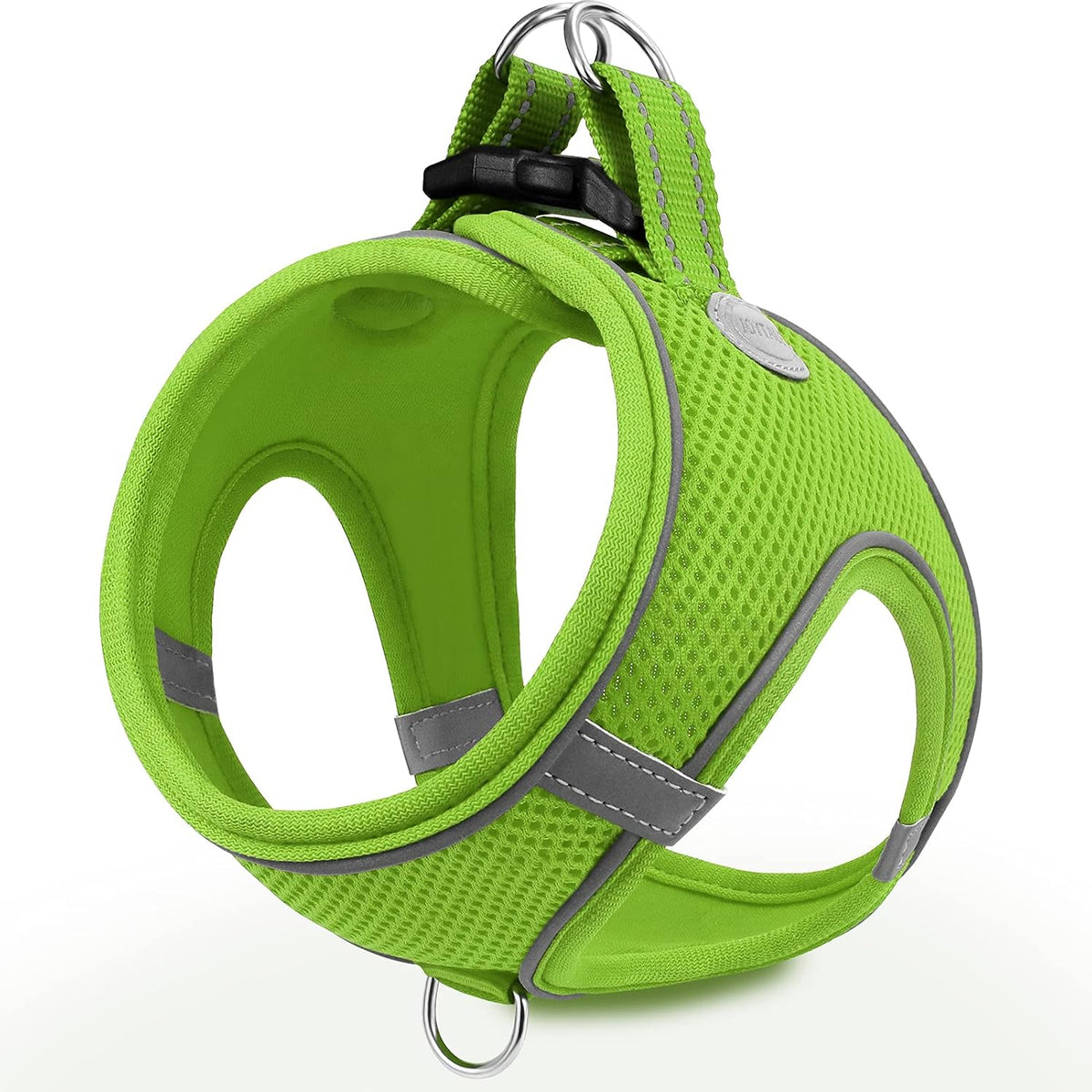 Joytale Small Dog Harness, Breathable Mesh Step-in Vest, Reflective Soft Padded Harnesses for Small and Medium Dogs, Black, M - Image 15