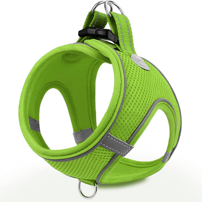Joytale Small Dog Harness, Breathable Mesh Step-in Vest, Reflective Soft Padded Harnesses for Small and Medium Dogs, Black, M - Image 15