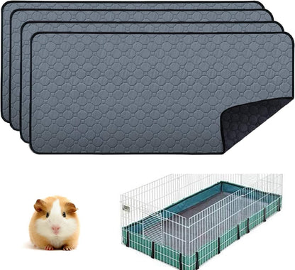 2 pcs Guinea Pig Cage Liners - Washable Guinea Pig Pee Pads, Waterproof Reusable & Anti Slip Guinea Pig Bedding Fast and Super Absorbent Pee Pad for Small Animals Rabbit Hamster Rat - Image 12