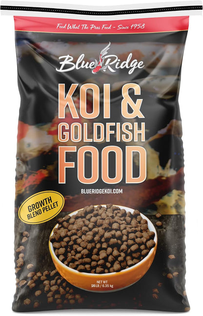 Blue Ridge Koi Fish Food 2lb - Koi Food 3/16" Large and Mini Blend Growth Formula, Goldfish Food, Premium Fish Food for Ponds, Ponds Fish Food, Floating Pond Pellets - Image 12