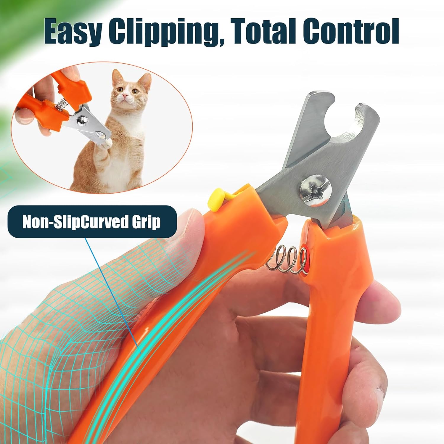 Bitbat 767C professional pet nail trimmer with safety lock engaged
