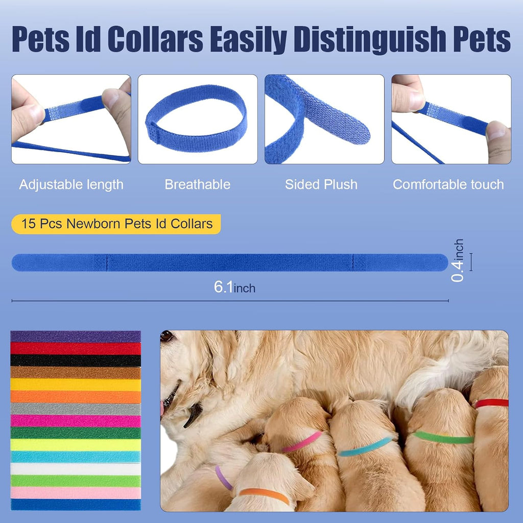 REDDOUDOU Puppy Kitten Whelping Kit, Whelping Kit with Feeding Nipple Bottle Stethoscope Scissors Cord Clamps Aspirator etc Full kit - Image 9