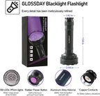 GLOSSDAY UV light being used to verify the authenticity of watermarks on official documents.