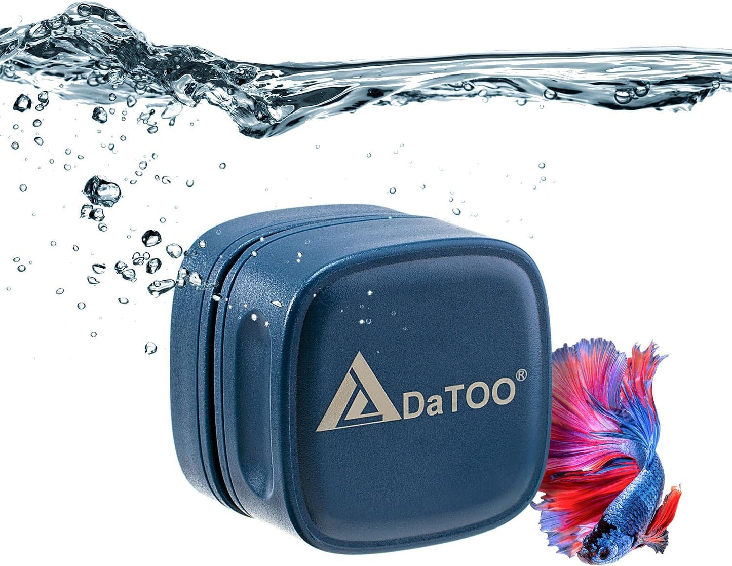 DaToo Aquarium Mini Magnetic Scrubber front view showing compact design for nano fish tanks.