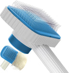 One-touch hair ejection mechanism on the Garstor cat brush