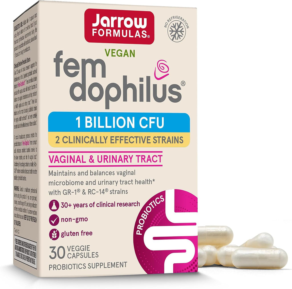 Jarrow FemDophilus Probiotics, Vaginal & Urinary Tract Support, 60 Capsules - Image 11