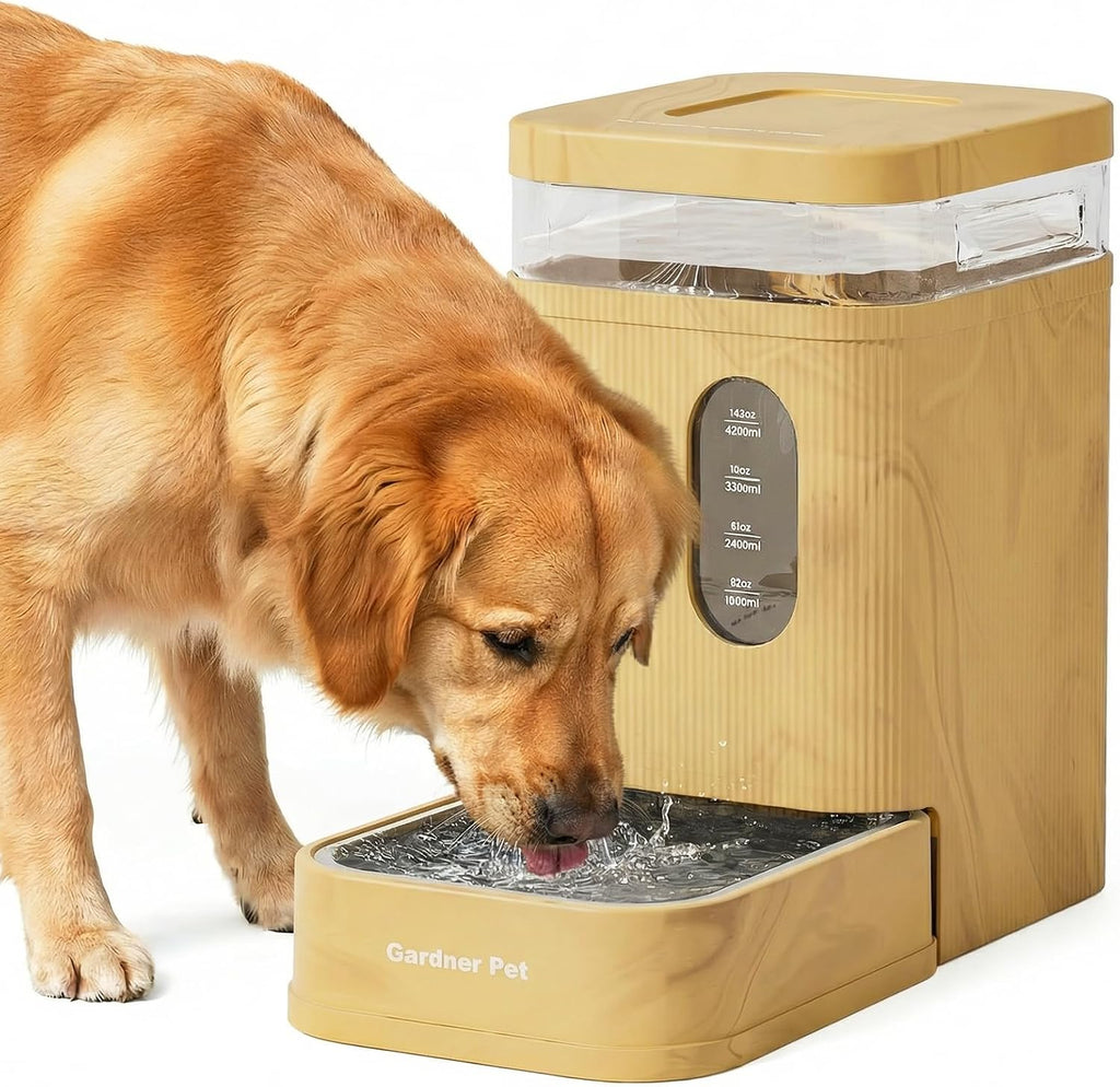 Gardner Pet 2.2 Gallon Automatic Dog Water Bowl Dispenser 8.5L Gravity Water Feeder with Stainless Steel Bowl & Maifan Stone Filter, BPA-Free for for Cats and Dogs (Black, 2.2 Gallon) - Image 13