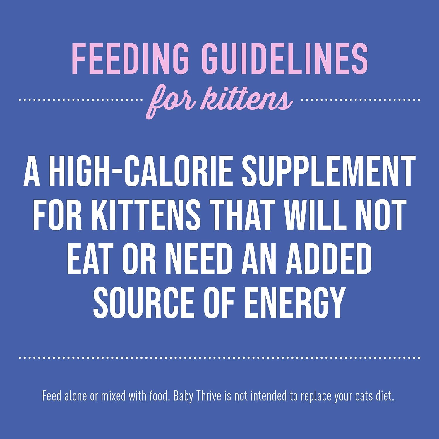 Premium imported USA kitten weight gain supplement box