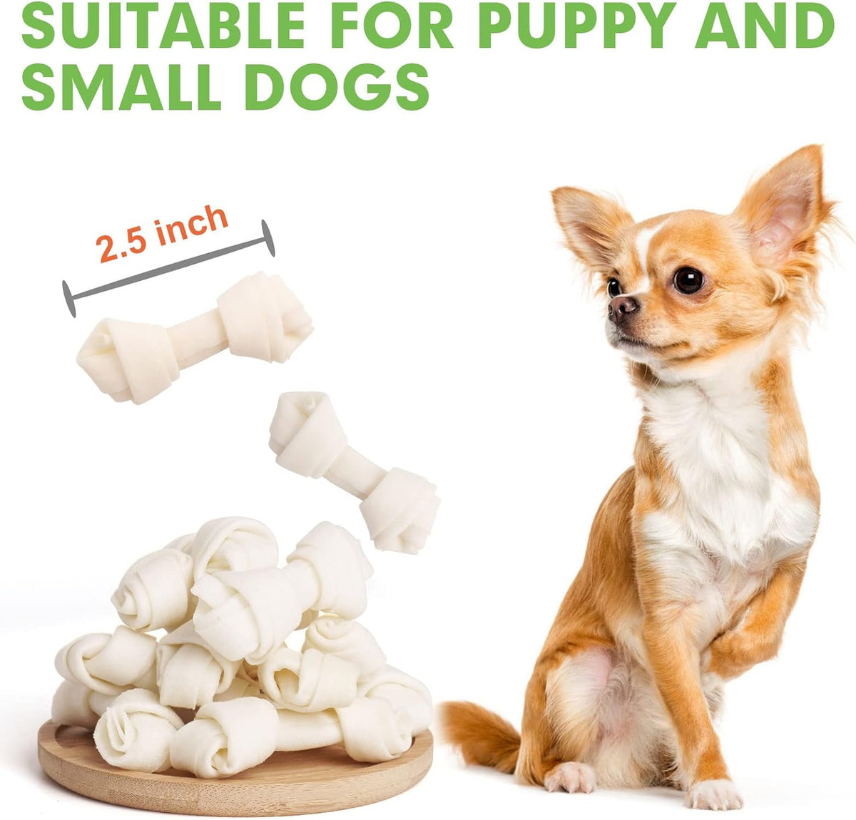 MON2SUN mini dog chew bones to prevent destructive chewing