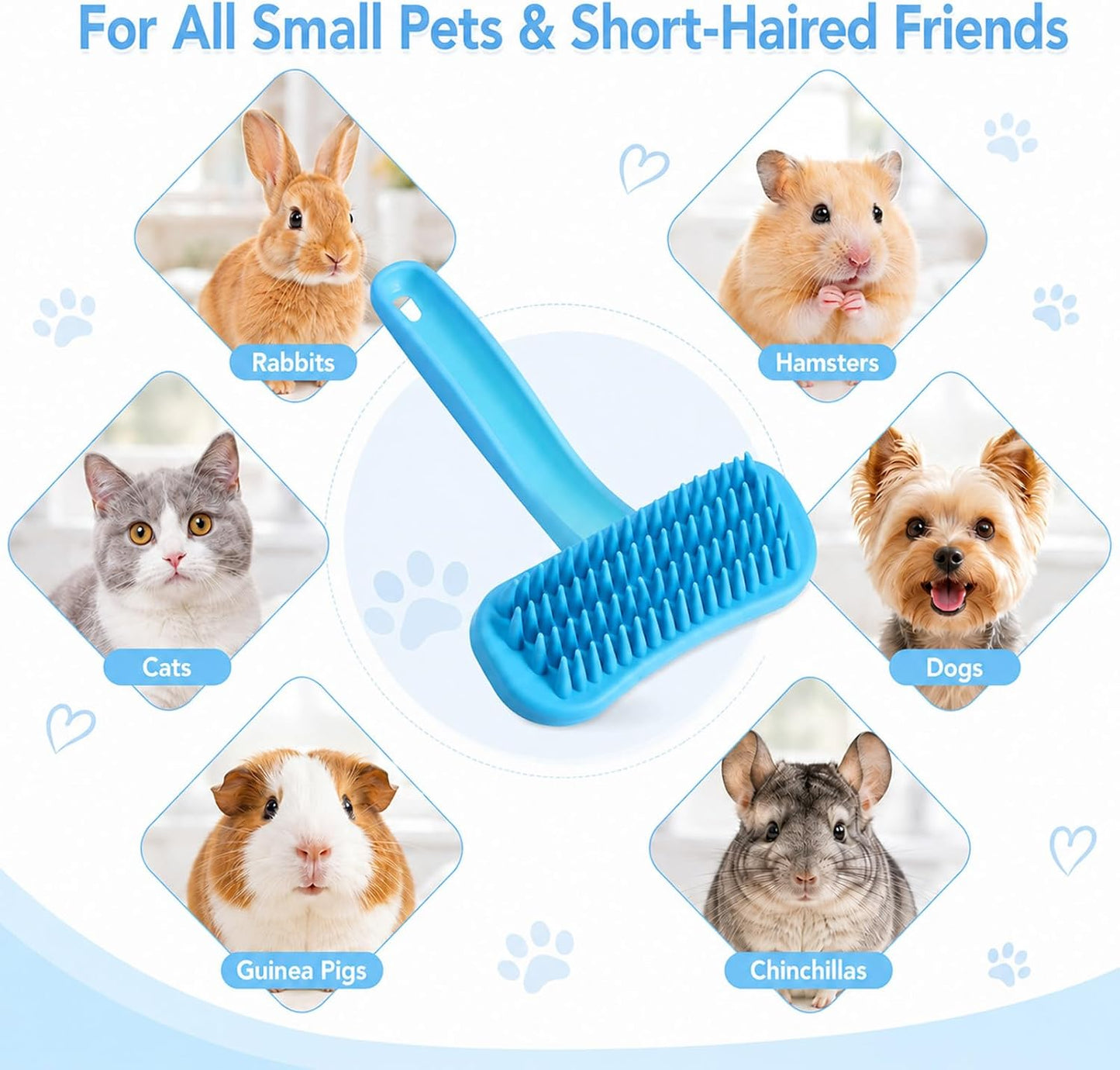 Sulikjhui silicone brush for cat bathing and massage