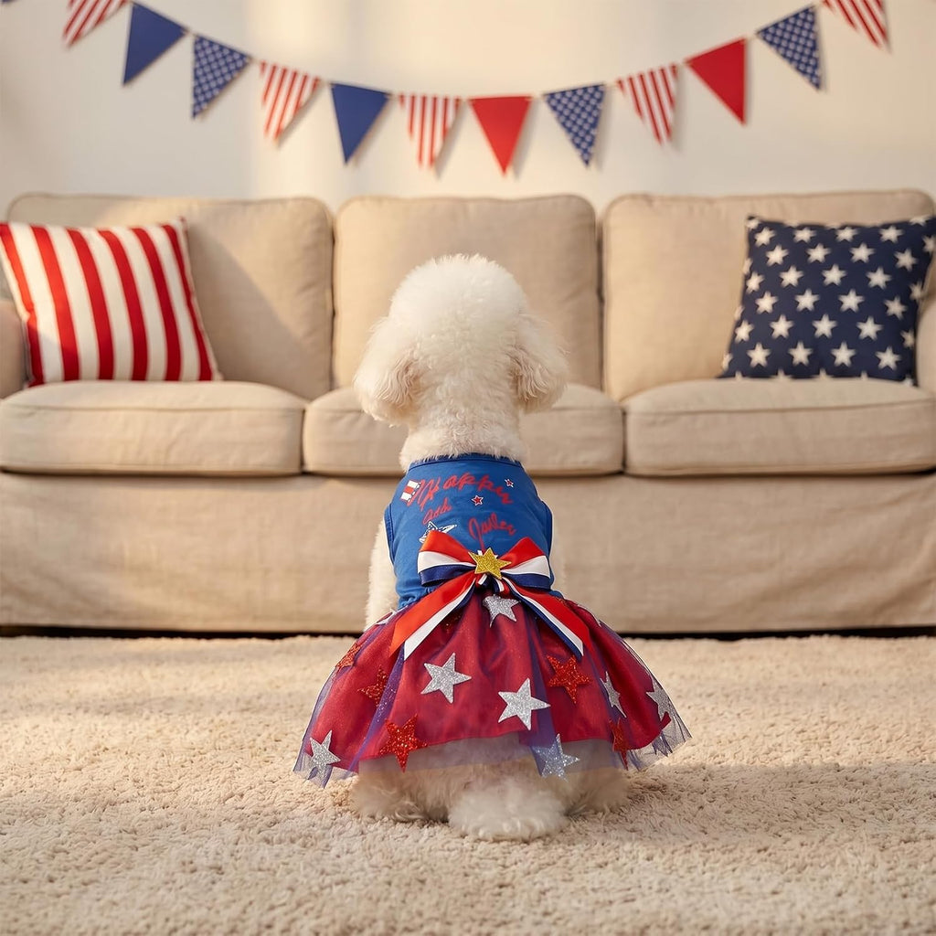 Habbiful dog summer clothes showing the breathable lightweight polyester fabric texture
