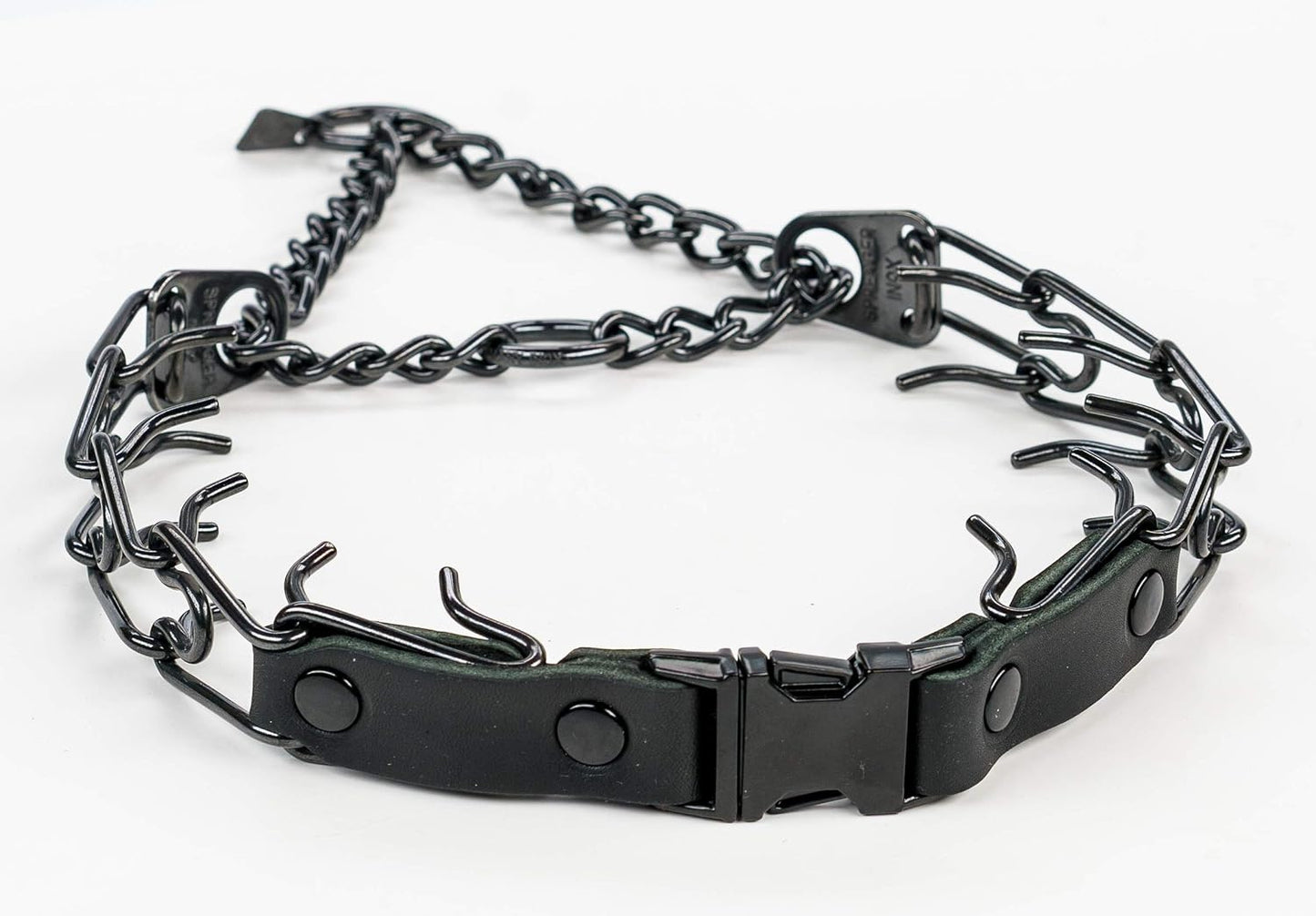 Herm Sprenger 2.25mm Prong Collar for Dog Training Adjustable Length & Easy Quick Release Buckle for Small/Medium Dogs (13-19" Neck) - Image 12
