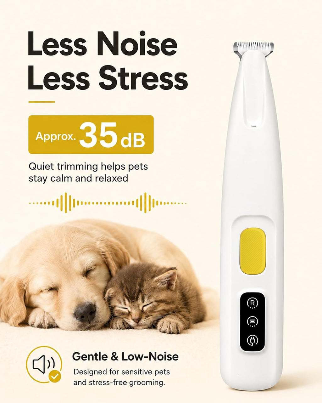 Furbona professional pet grooming tool held at a forty-five degree angle.