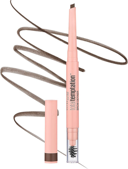 Maybelline dual ended eyebrow definer pencil laid flat open view