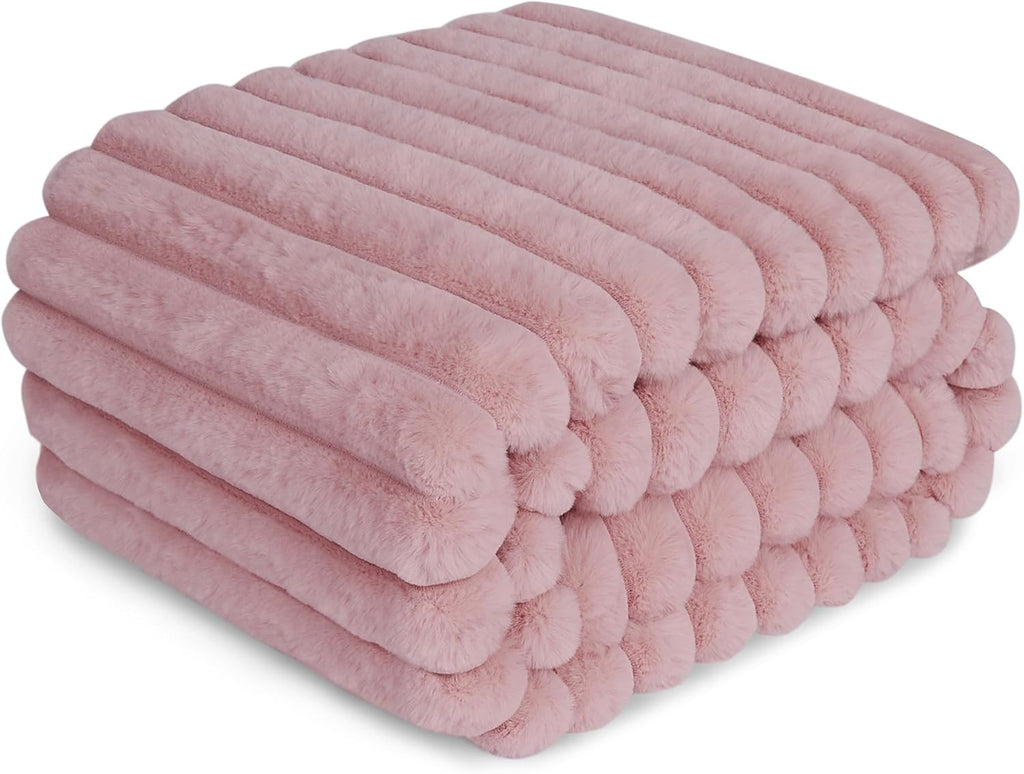 Waterproof Pet Blanket for Large Dogs & Cats - Reversible Calming Plush, Washable Furniture Cover for Couch, Bed, Car Seat, Blocks Leaks, Stains & Pet Fur (Cream, 50"x60") - Image 13