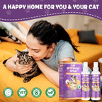 Cat behavior correction product safeguarding internal household carpets and walls