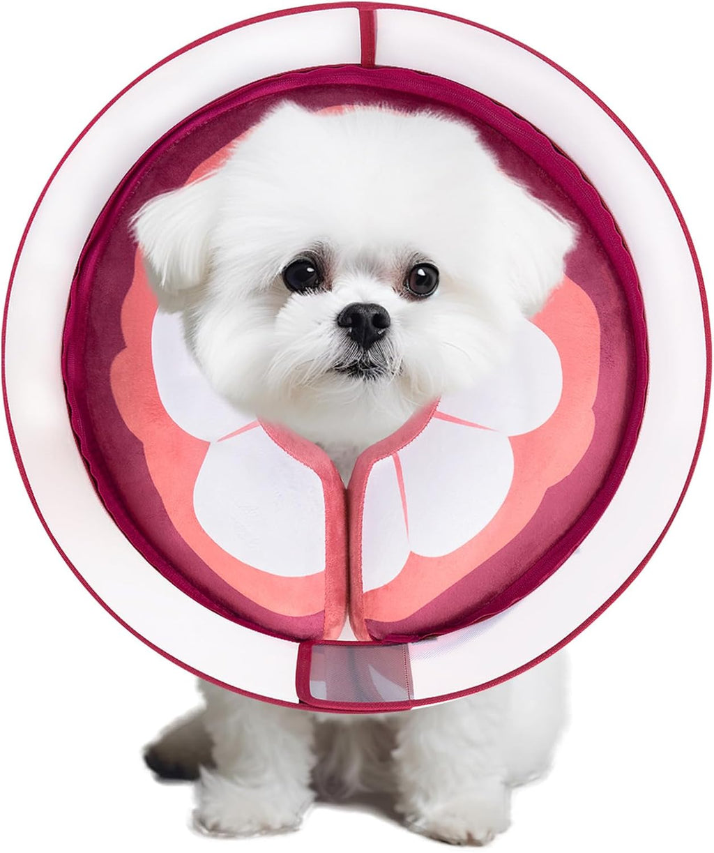 Inflatable Dog Cone Collar for Large Medium Small Dogs, Soft Dog Donut Collar Adjustable Recovery Cone for Pets After Surgery, Extra Enhanced Anti-Licking Guard Shield for Pets (Large, Orange) - Image 10