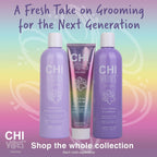 CHI Vibes for Dogs 5-in-1 Shampoo & Conditioner, Cleans + Deodorizes + Moisturizes + Detangles + Helps De-Shed, Vegan pH Balanced, Gluten & Paraben Free, Made in USA, 12 Fl Oz - Image 9