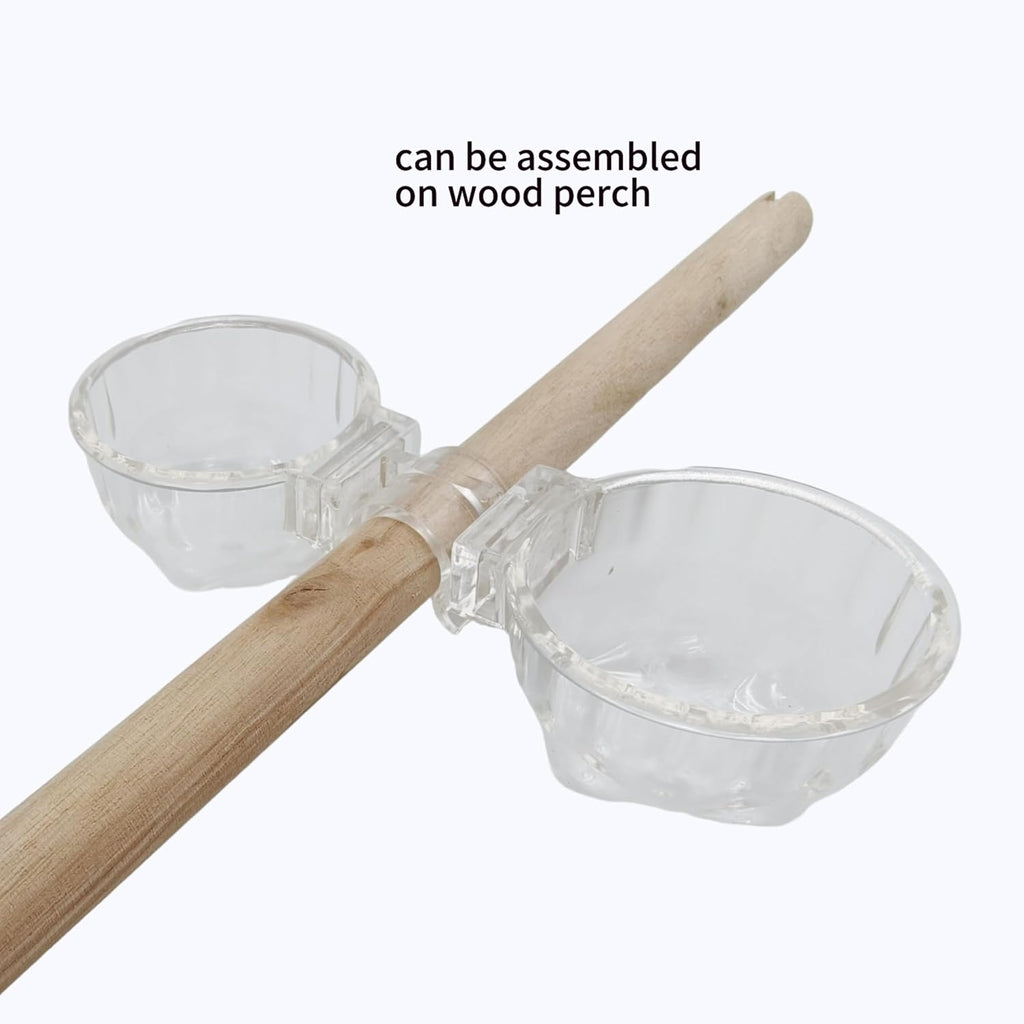 GoWitPaws compact bird toilet dimensions view for small parrots