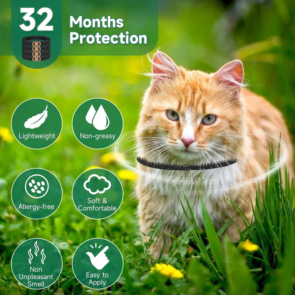 Waterproof Woyamay flea prevention collar for kittens