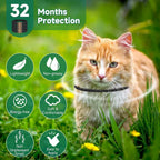 Waterproof Woyamay flea prevention collar for kittens