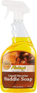 Fiebing's liquid glycerine saddle soap front view bottle leather cleaner