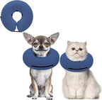 Alternative elizabethan collar for dogs showing unobstructed vision profile view