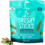 Iheartdogs Brushy Sticks dental treats front view packaging
