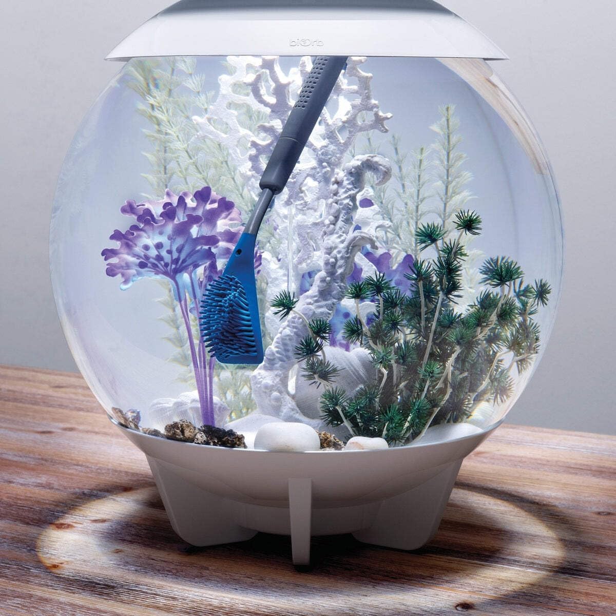 biOrb silicone fish tank brush and algae scraper combo