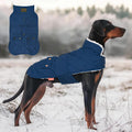 Kyeese large dog winter puffer jacket front view